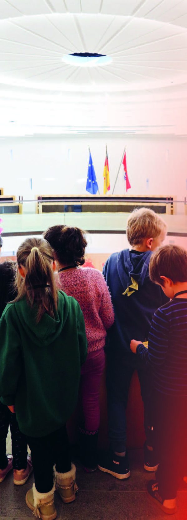 Kita-Kinder im Landtag